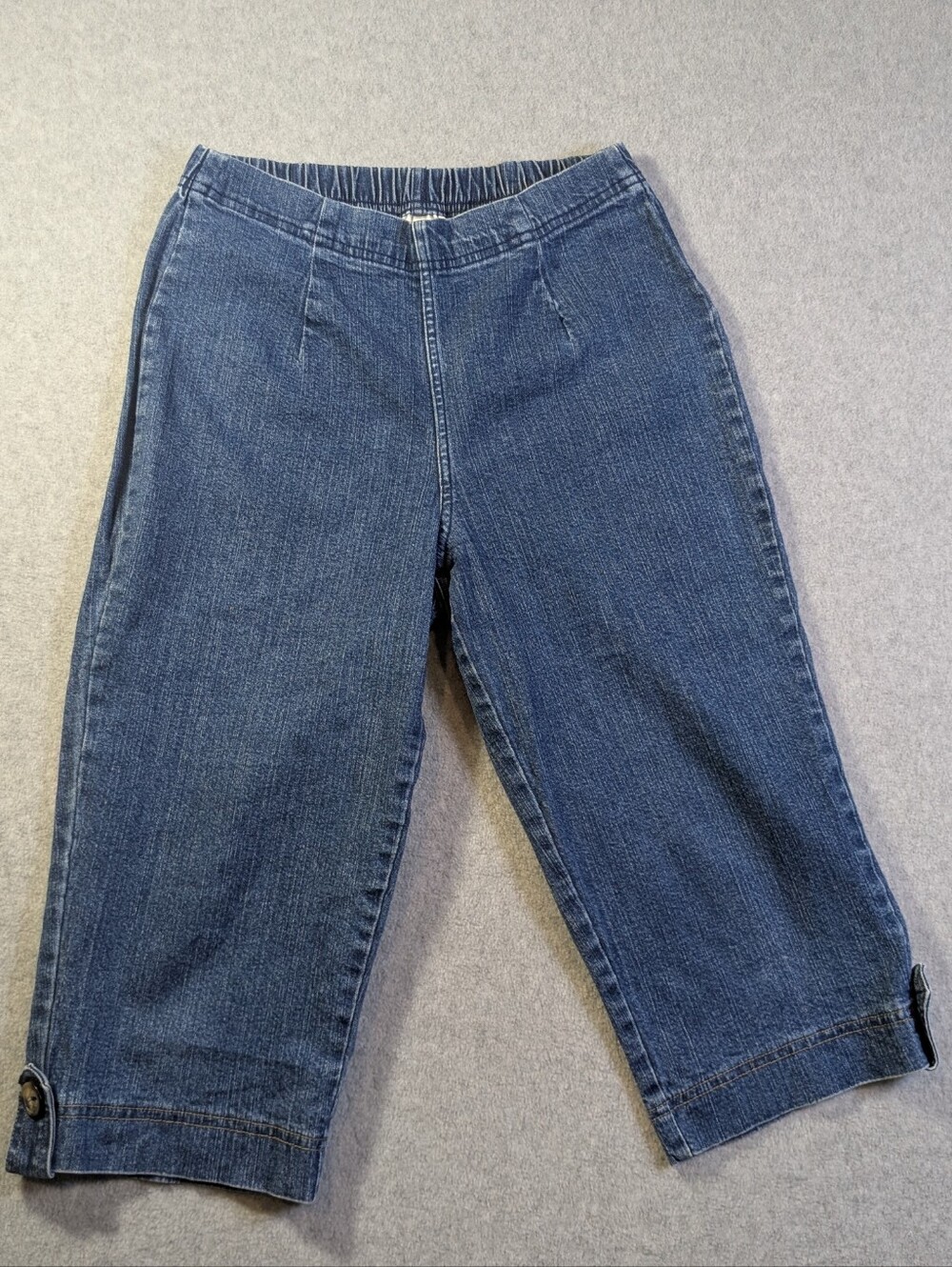 Croft & Barrow Cropped Denim Trouser Pants Women's Size Small